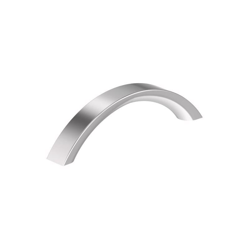 Emery Jensen CBNT PLL PLSHD Chrome 4.5-inch pull handle showing a sleek, polished chrome finish and ergonomic design.