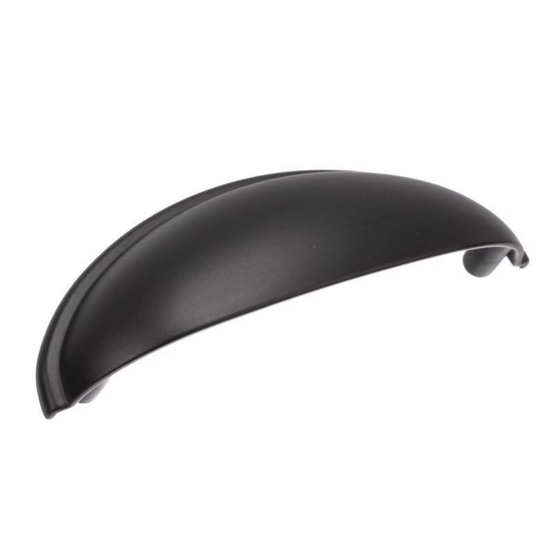 Emery Jensen CBNT Pull MTT in black, 3.68-inch pull handle for cabinets and furniture, shown in a close-up image.