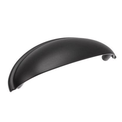 Emery Jensen CBNT Pull MTT in black, 3.68-inch pull handle for cabinets and furniture, shown in a close-up image.