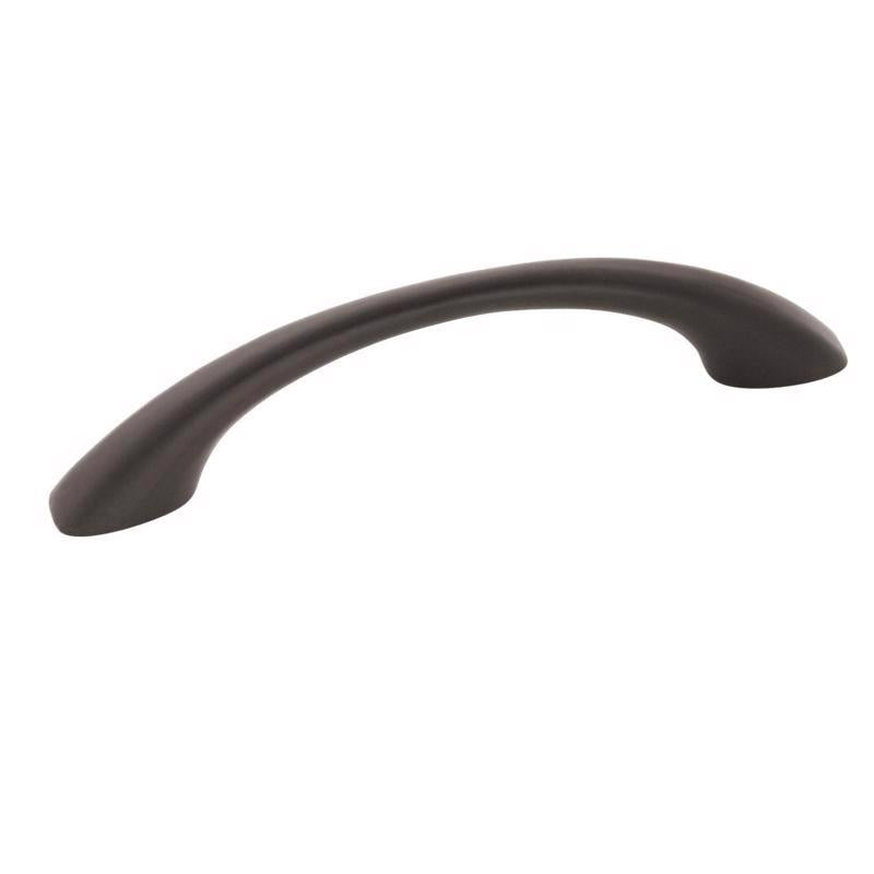 Emery Jensen CBNT Pull MTT in black, 4.81-inch pull handle for cabinets and furniture, showcasing a sleek and modern design.