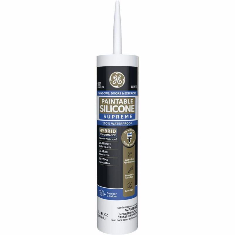Pack of 12 Emery Jensen pure silicone caulk tubes in white, 10.1 oz each, suitable for sealing and sealing projects.
