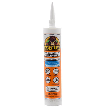 GORILLA CAULK WHT 10OZ - Pack of 12