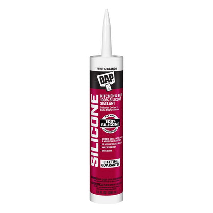 SILICONE K&b Wht9.8oz - Pack of 12
