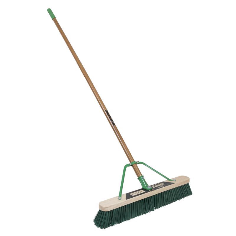 STIFF POLY PUSHBROOM 24" - Pack of 2