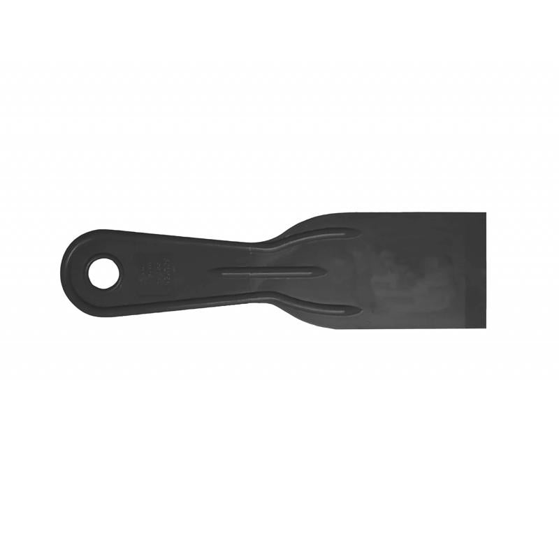 Set of 12 plastic putty knives by Emery Jensen, versatile joint and plaster knives for smoothing and spreading materials.