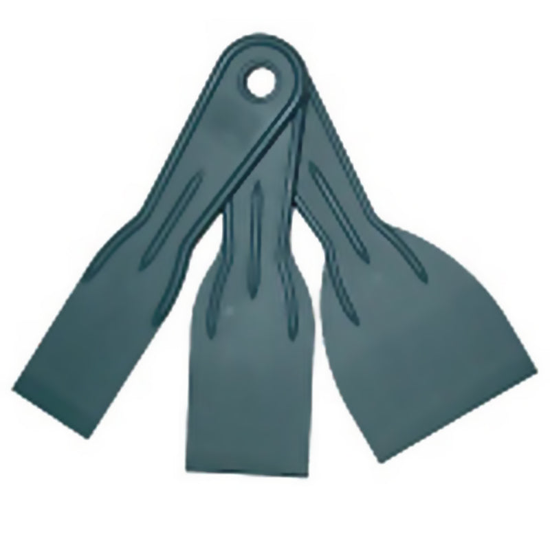 Set of 12 Emery Jensen 3-piece putty and joint knives with durable handles, ideal for drywall and plaster repair.