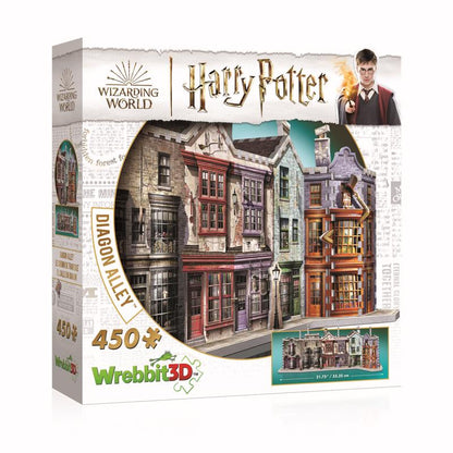 Emery Jensen 3D puzzle featuring JGSW PZL DGN ALY design, 22-inch size, showcasing colorful puzzle pieces and assembled 3D structure.