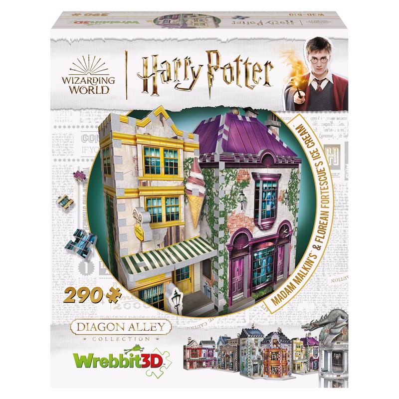 Emery Jensen 3D puzzle featuring a colorful milk and flower design, made of durable plastic for engaging assembly.