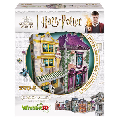 Emery Jensen 3D puzzle featuring a colorful milk and flower design, made of durable plastic for engaging assembly.