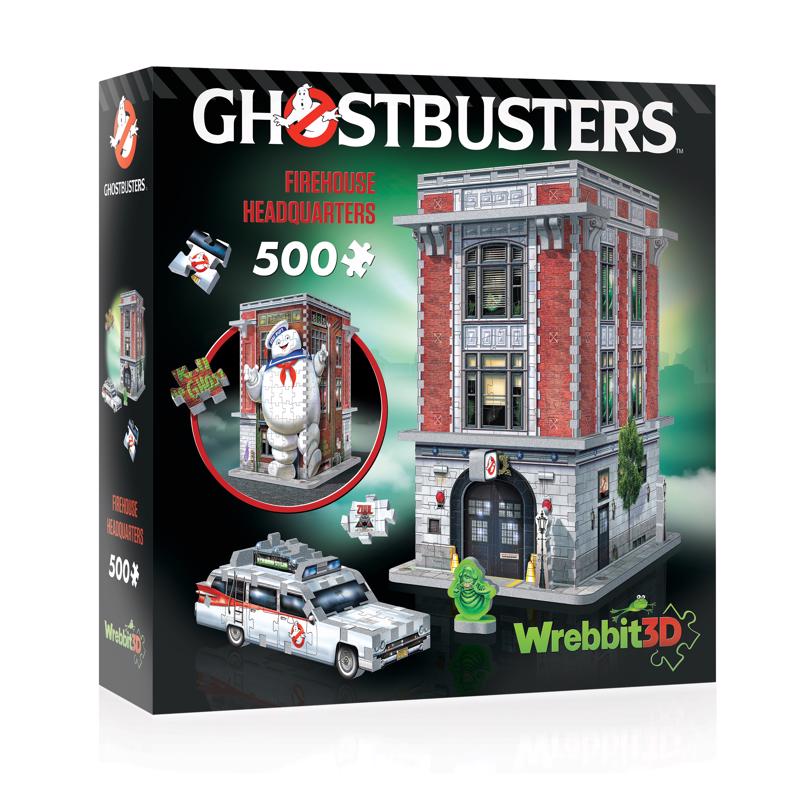 Emery Jensen 3D PZL GSTBTR HQ 500-piece puzzle showing colorful geometric design and puzzle pieces assembled.