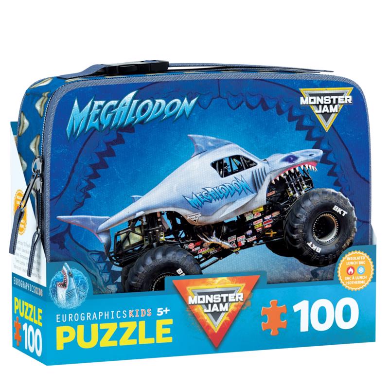 Emery Jensen PZL MGLDN MNSTR JM puzzle for 5+ years, featuring a colorful monster design, perfect for young children.