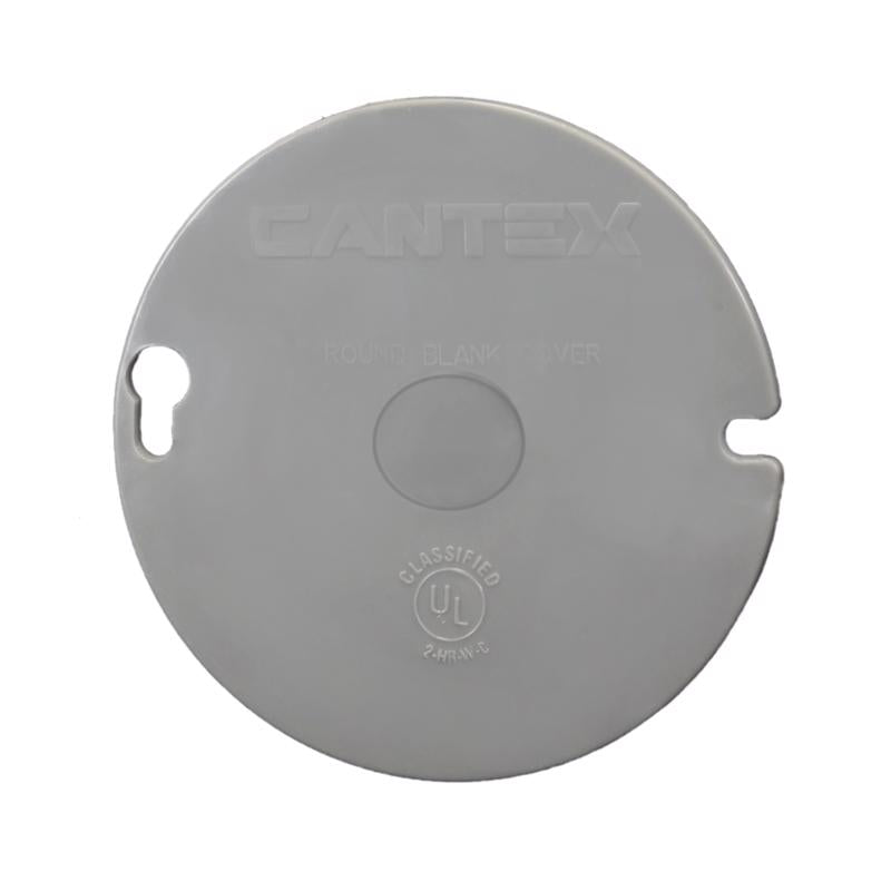 CEILING BOX CVR RND 4"