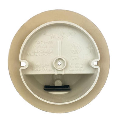 CEILNG BOX PVC OFFWHT 4"