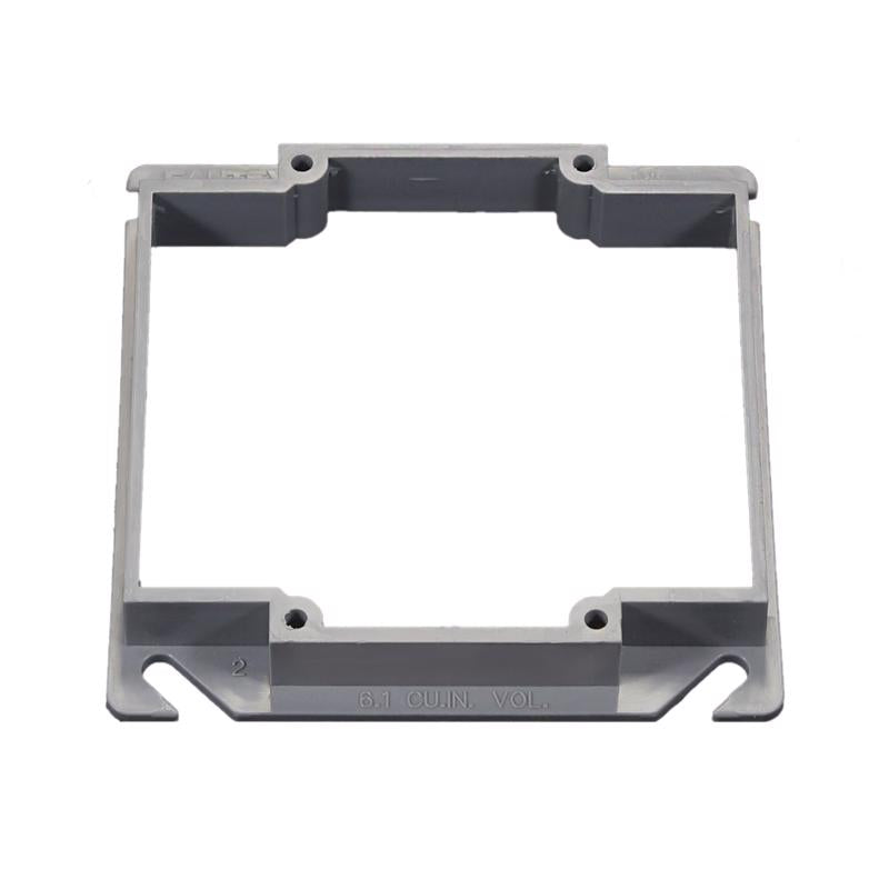 MUD RING SQR 2GANG 4"