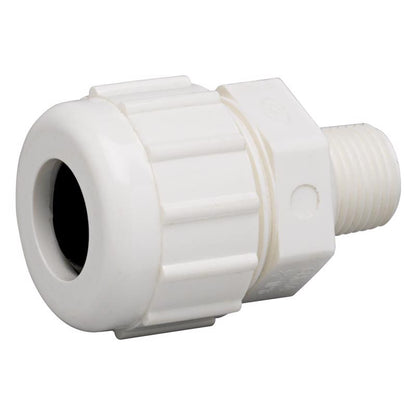 Emery Jensen PVC compression fitting Coupl SCH403/4" for plumbing and irrigation systems.