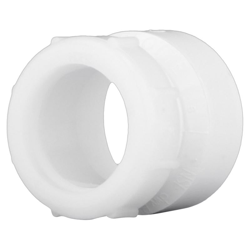 Emery Jensen PVC DWV fittings adapter trap, 1.5-inch diameter, with connected pipes for plumbing drainage system.