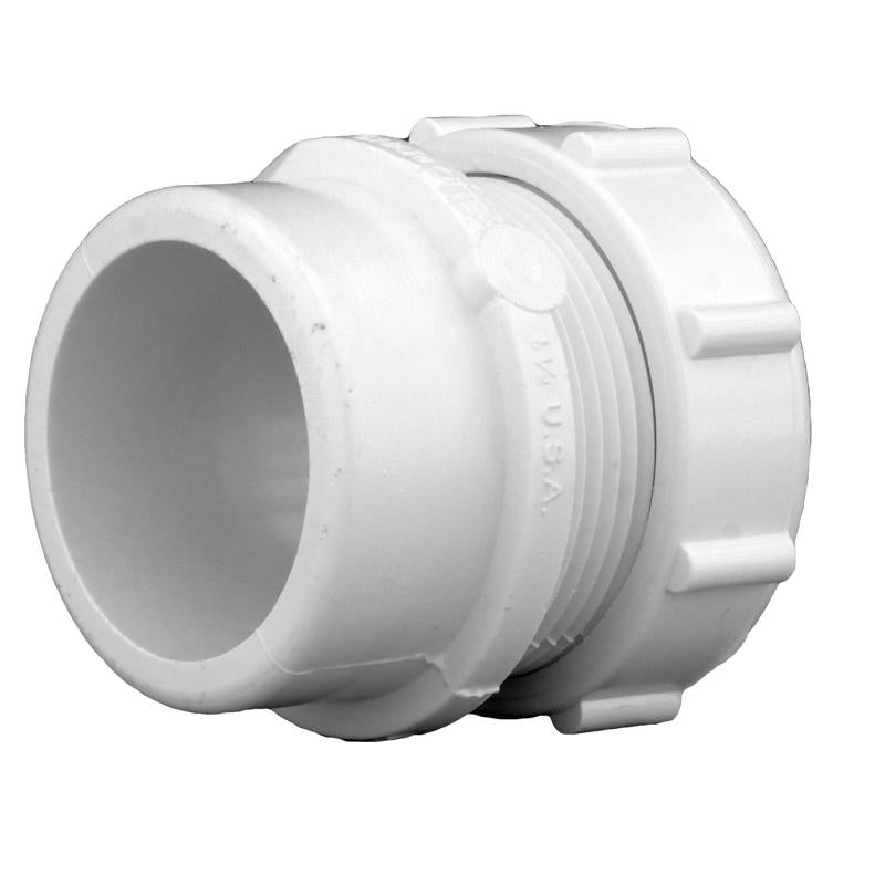 Emery Jensen PVC DWV fitting ADAPTR PVC 1.5x1.25 SPXJAM for drain, waste, and vent pipe connections.