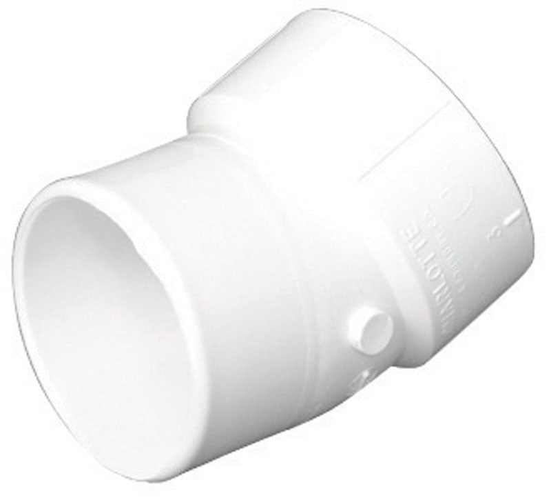 ELBOW 22 PVC DWV4"HXFTG