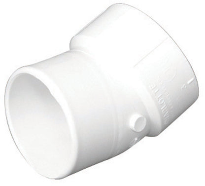 ELBOW 22 PVC DWV4"HXFTG