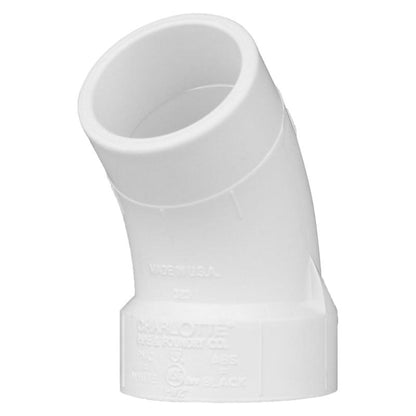 ELBOW 45 PVC DWV Str1.5"