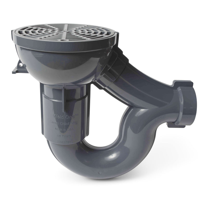 P TRAP FLR DRAIN PVC2"