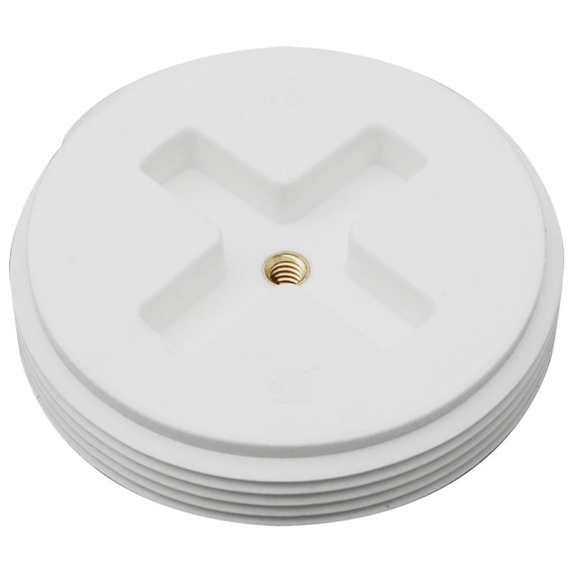 PLUG RECESSED PVC 3"