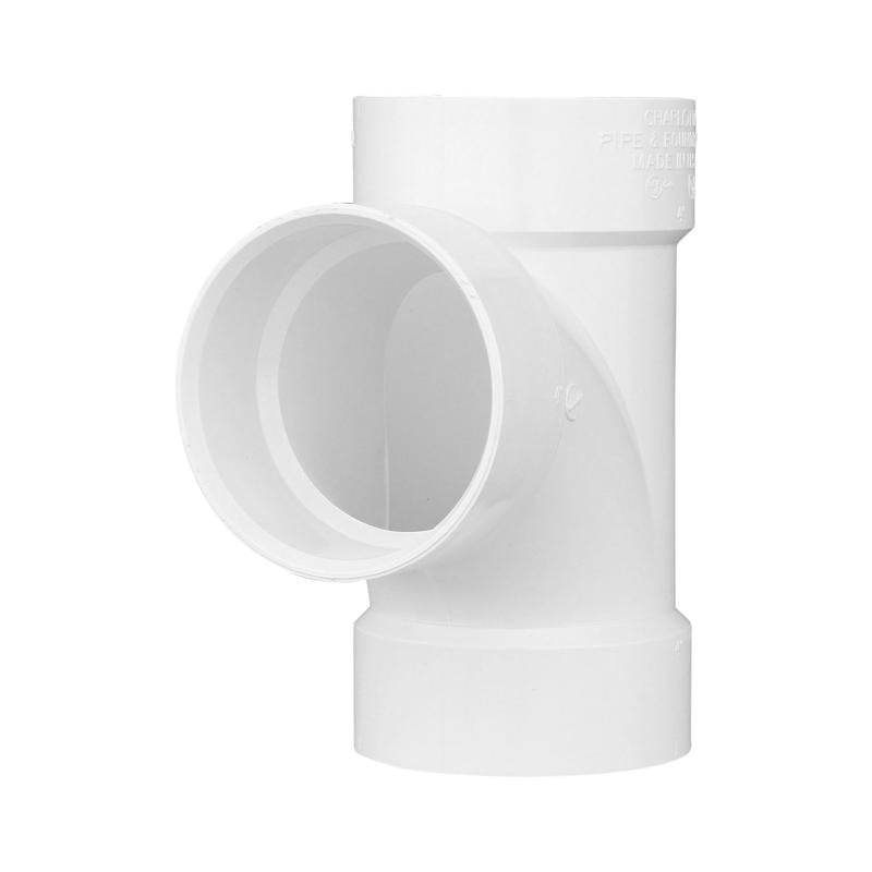 TEE SAN PVC DWV 4"HXHXH