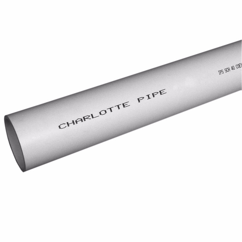PVC DWV pipe by Emery Jensen, 2-inch by 20-foot foam core PVC pipe for drainage and venting systems.