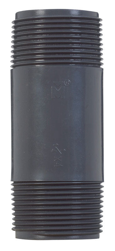 NIPPLE SCH80 PVC 1.25X4"