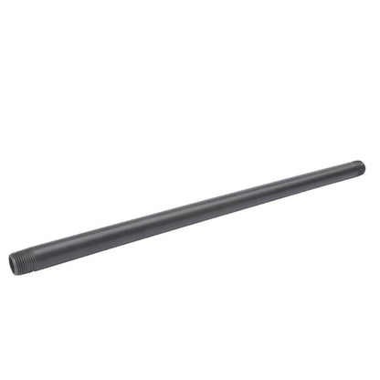 PVC Nipple SCH80 3/4" x 12" by Emery Jensen, durable PVC pipe fitting with threaded ends for plumbing applications.
