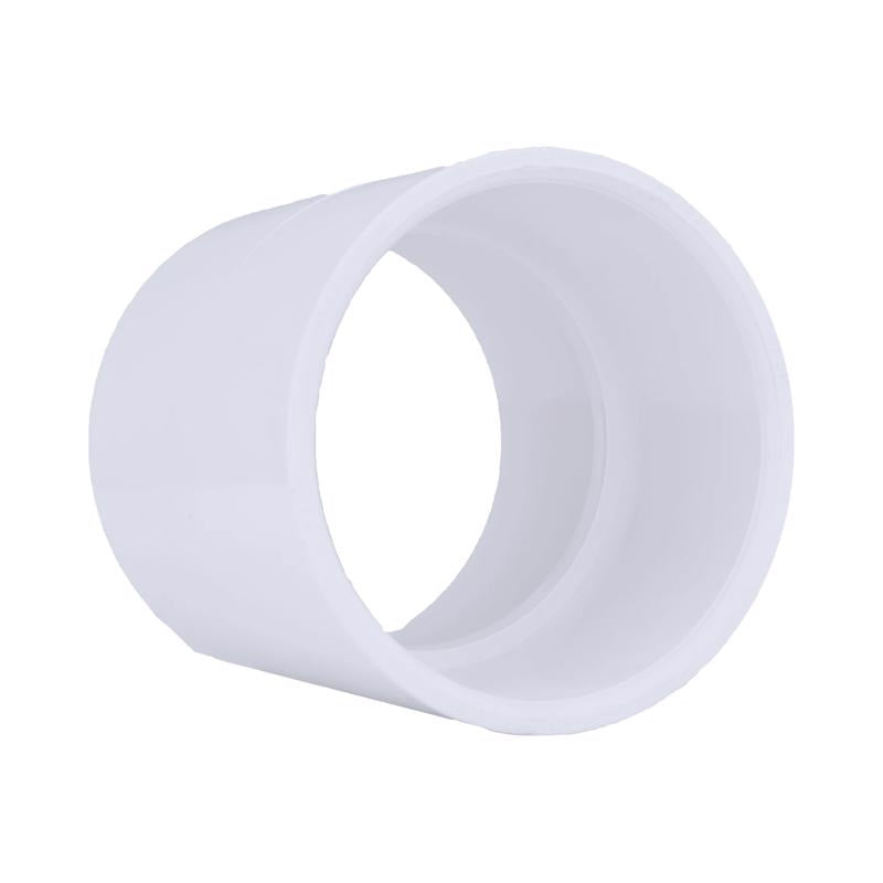 Emery Jensen couple SCH40 PVC 3-inch SXS pressure fittings for plumbing, made of durable PVC material.