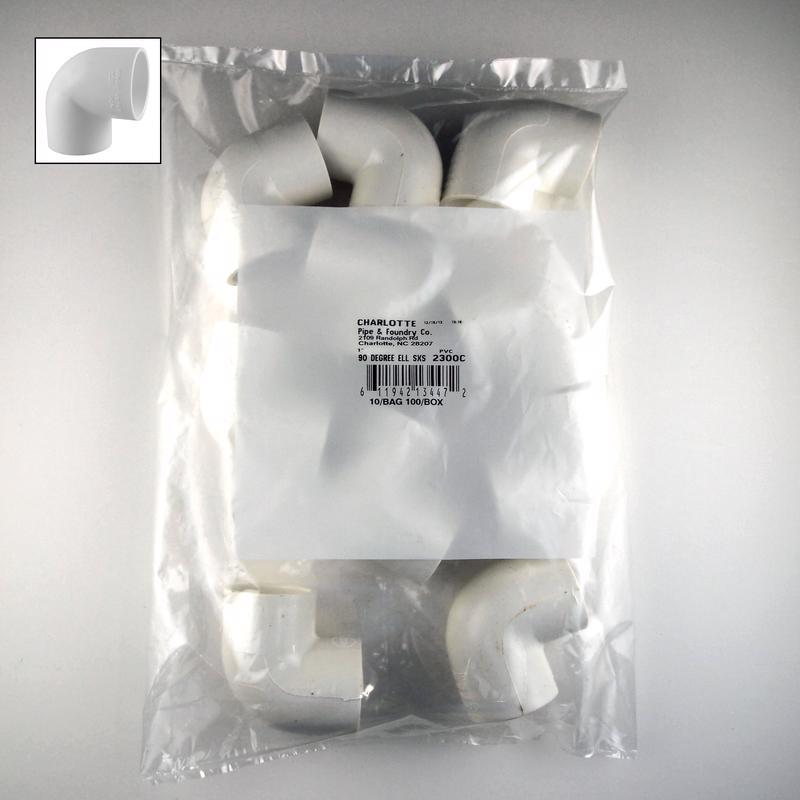 ELBOW PVC 1" SCH40 10PK