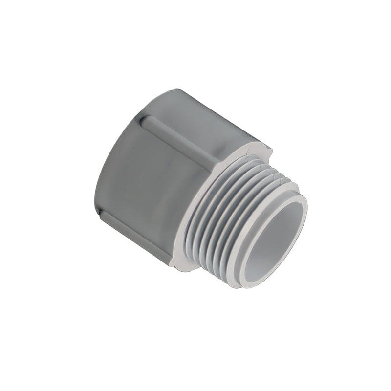 Emery Jensen PVC SCH 40/80 fitting, ADAPTR TERMINAL PVC 1/2 inch, durable plastic pipe fitting for plumbing applications