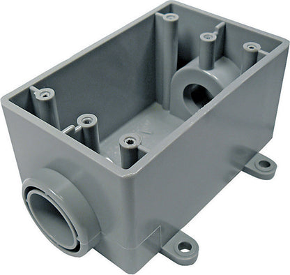 BOX OUTLET PVC FSC 1/2"