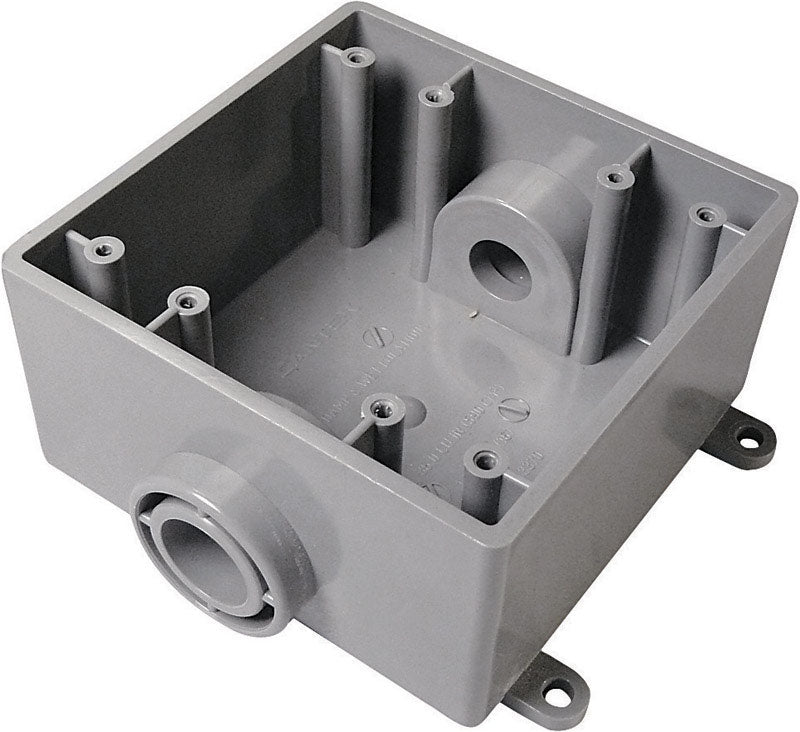 BOX PVC 2GANG FSC 3/4"
