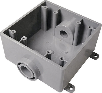 BOX PVC 2GANG FSC 3/4"