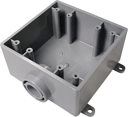 BOX PVC 2GANG FSE 1/2"