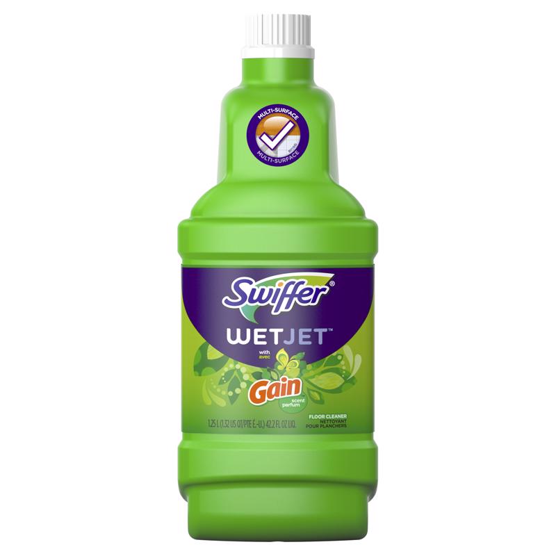 Emery Jensen Swiffer WetJet quick clean cartridge refill with 42.2oz capacity for effective floor cleaning.