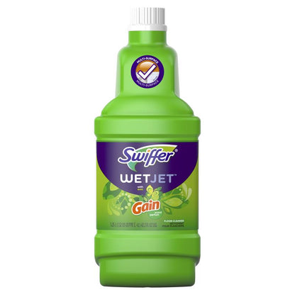 Emery Jensen Swiffer WetJet quick clean cartridge refill with 42.2oz capacity for effective floor cleaning.