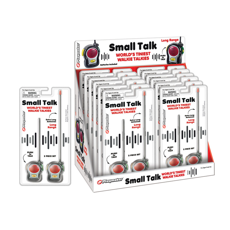 TOY WALKIE TALKIE 6y+ - Pack of 12