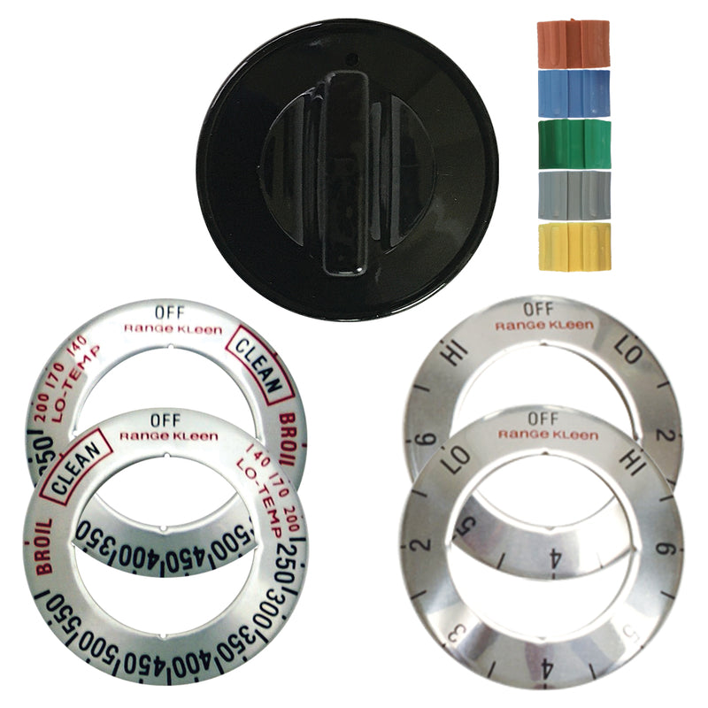 KNOB KIT ELEC BLACK 1PK