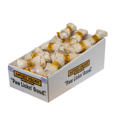 KNOTTED BONE WHT 4-5" - Pack of 48