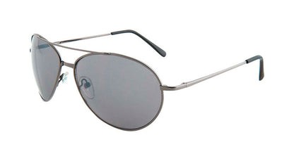 Emery Jensen aviator sunglasses and reading glasses set with stylish metal frames and dark lenses, versatile eyewear for fashion and reading.