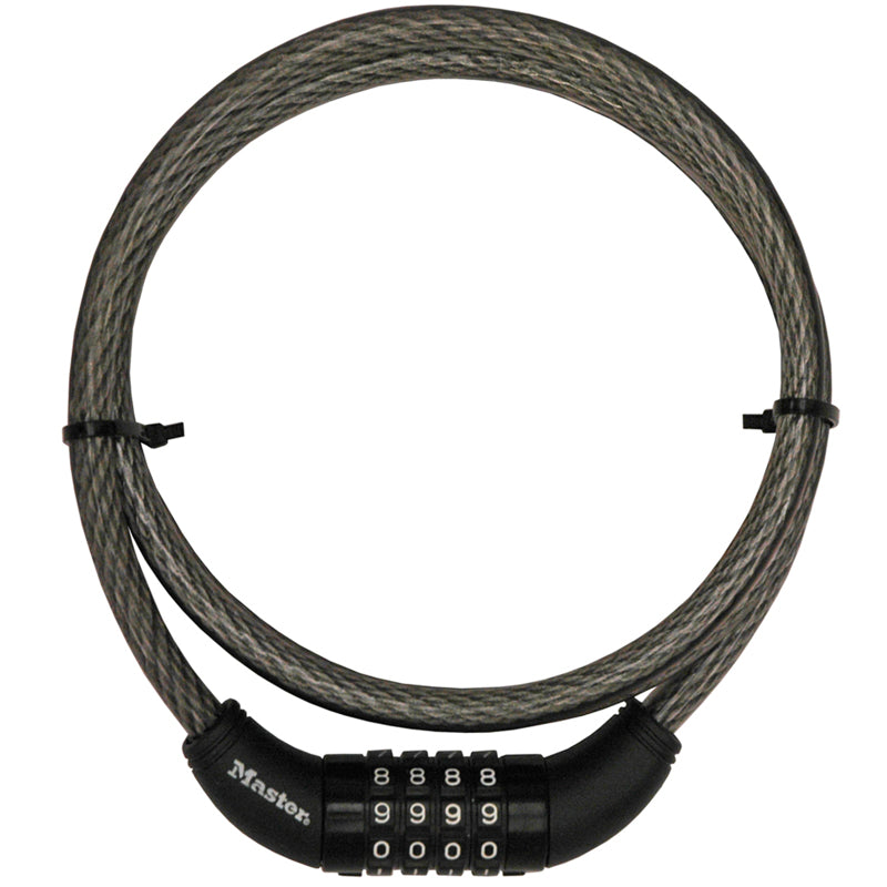 Emery Jensen recreational bicycle cable combination 3/8x5 inches, used for bike security and locking.