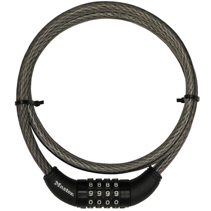 Emery Jensen recreational bicycle cable combination 3/8x5 inches, used for bike security and locking.
