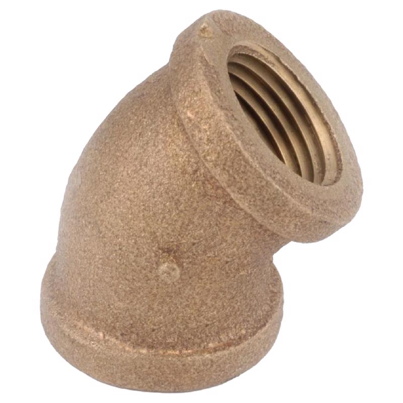 45 DG ELBWO BRS 3/8" FPT