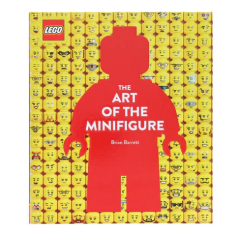 Emery Jensen LEGO Book Art Minifigure reference book cover featuring colorful LEGO minifigure illustrations and creative design.