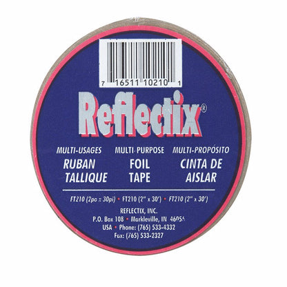 TAPE FOIL 2"X30' SILVER - Pack of 6