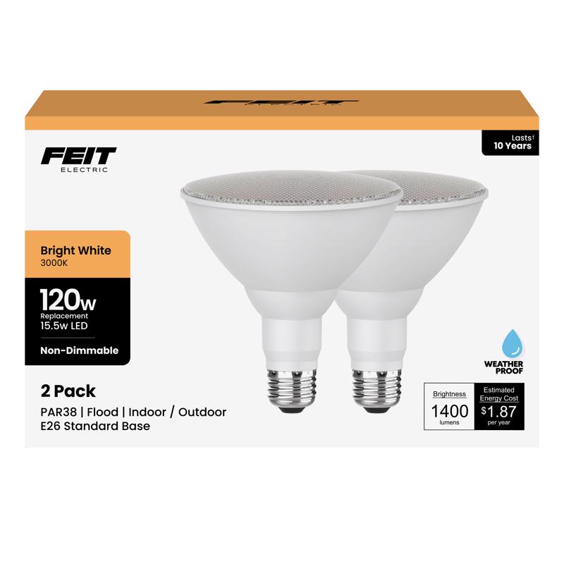 FT LD PAR38 BW 120W 2PK