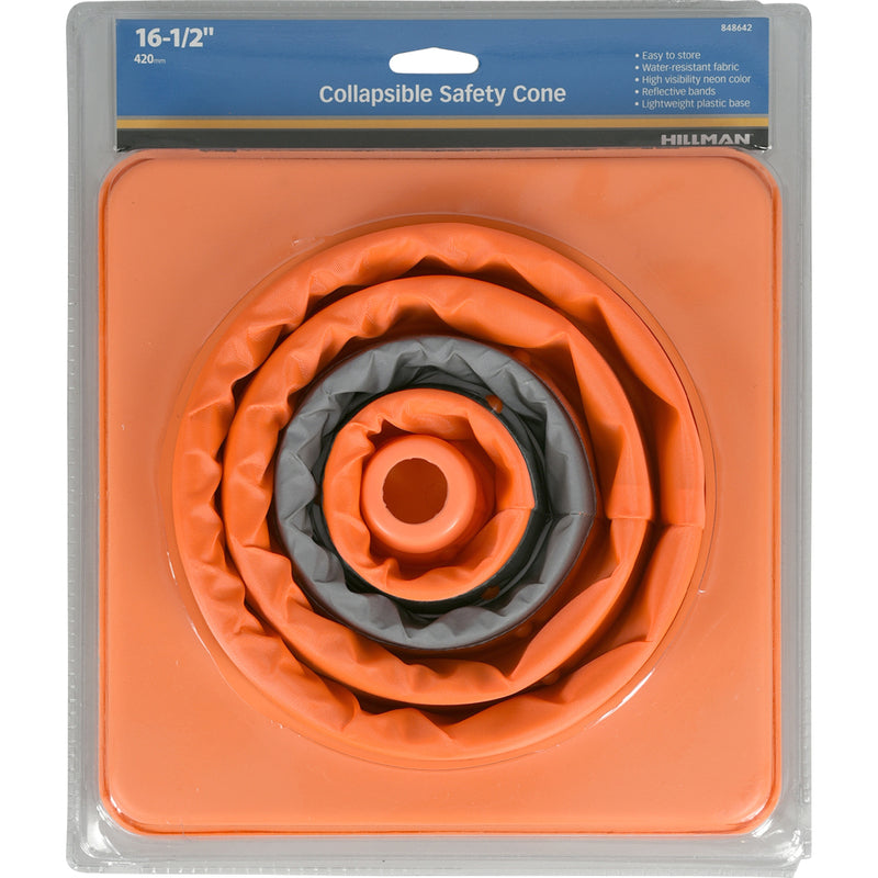 SAFETY CONE ORG 16X8" - Pack of 2